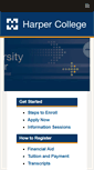 Mobile Screenshot of harper.cc.il.us