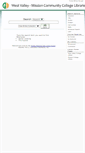 Mobile Screenshot of lib.wvmccd.cc.ca.us